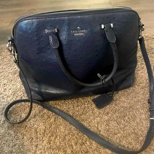 Navy blue Kate spade dome bag